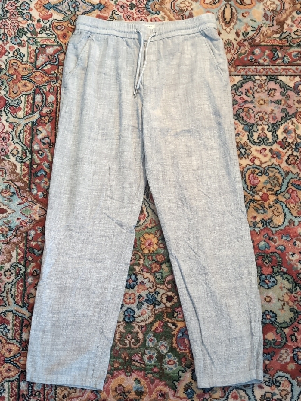 Marine Layer Light Gray Drawstring Joggers